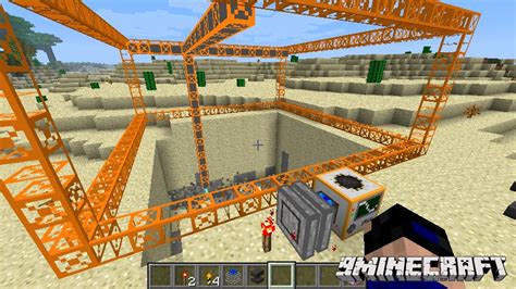 Установка мода QuarryPlus в Minecraft