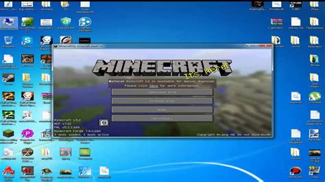 Установка Minecraft Forge для исправления ошибки
