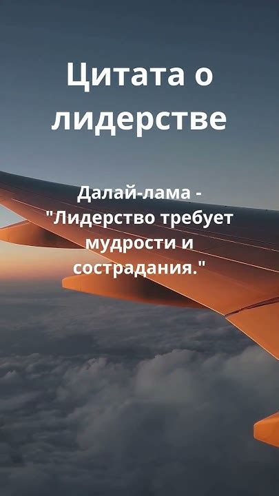 Цитата №7: О настоящем лидерстве