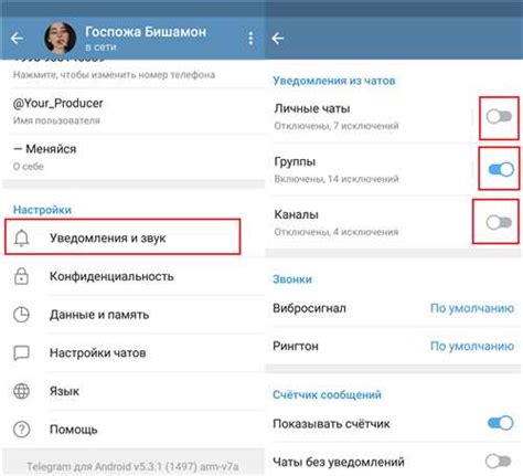 Шаг 1: Открыть настройки Телеграм
