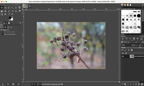 Шаг 2: Откройте файл с нужной наклейкой в GIMP