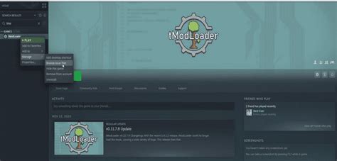  Запустите TModLoader, чтобы добавить новые функции 