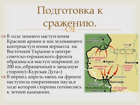  Подготовка к сражению 