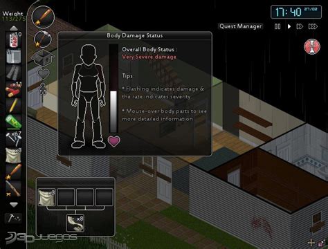 Project Zomboid: использование чит-меню
