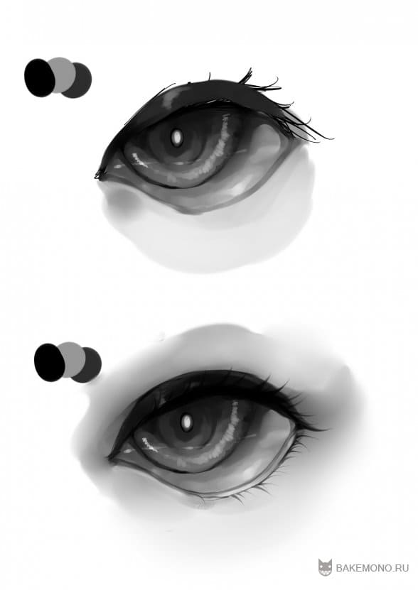 Еще один способ рисования глаз в Paint tool SAI