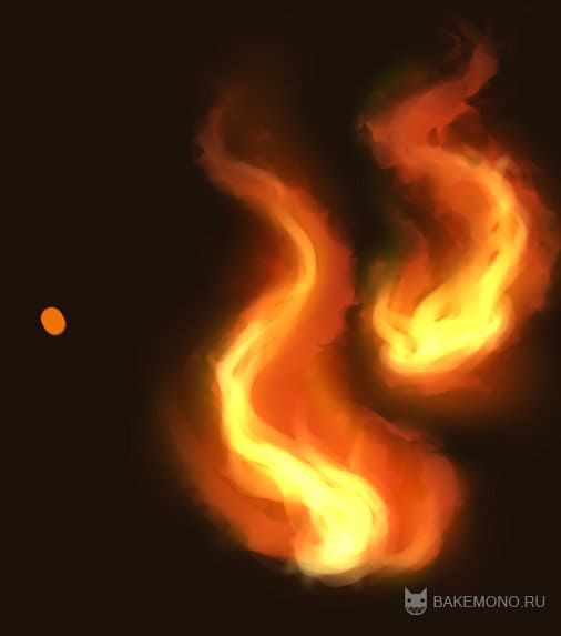 Как рисовать огонь | 2 способ