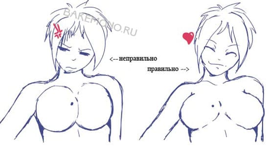 Как рисовать женскую грудь карандашом | naturepix.ru