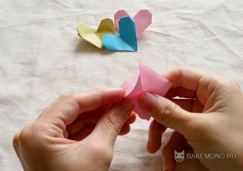Как сделать сердце оригами из бумаги